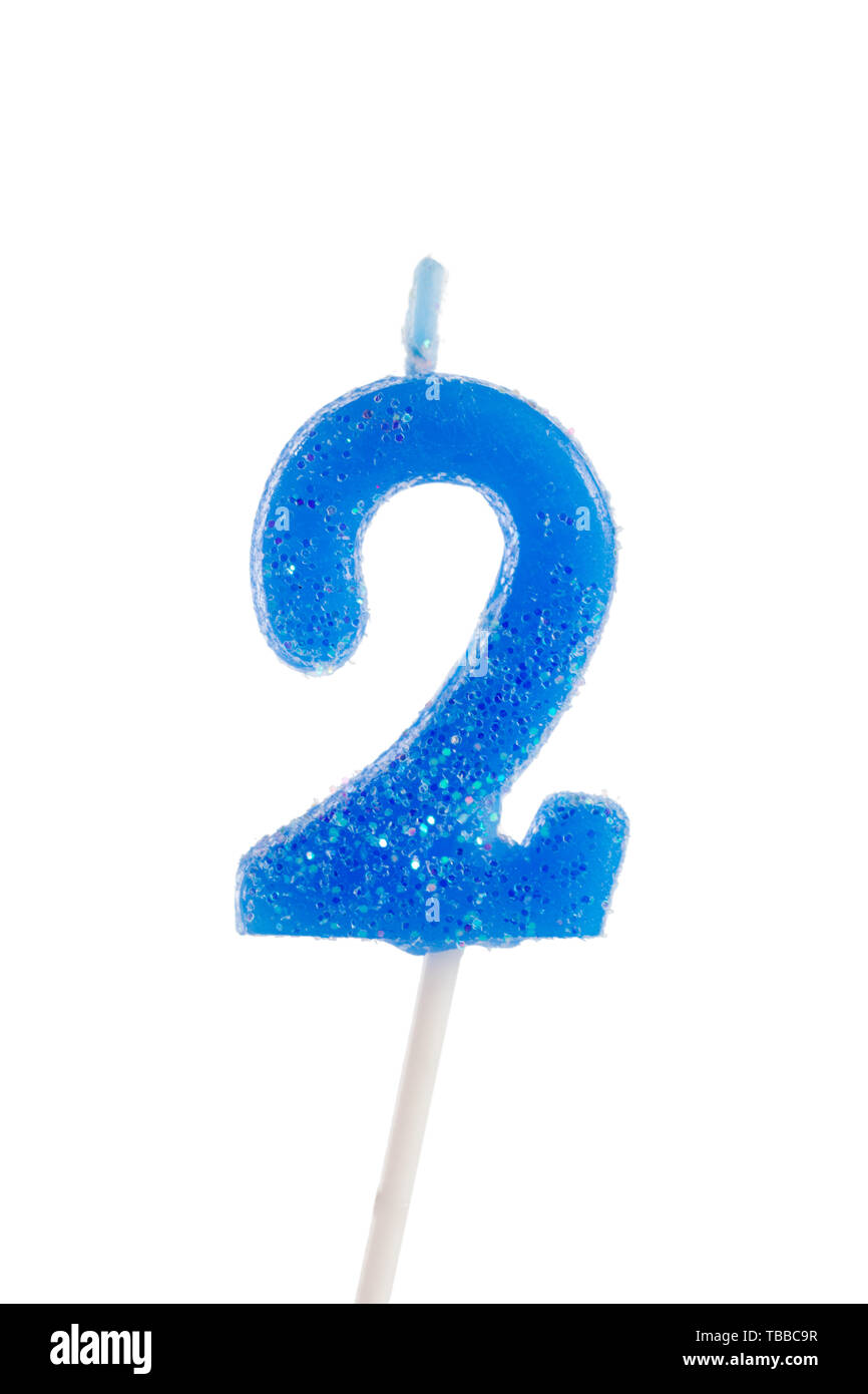 Birthday candles number Stock Photo Alamy