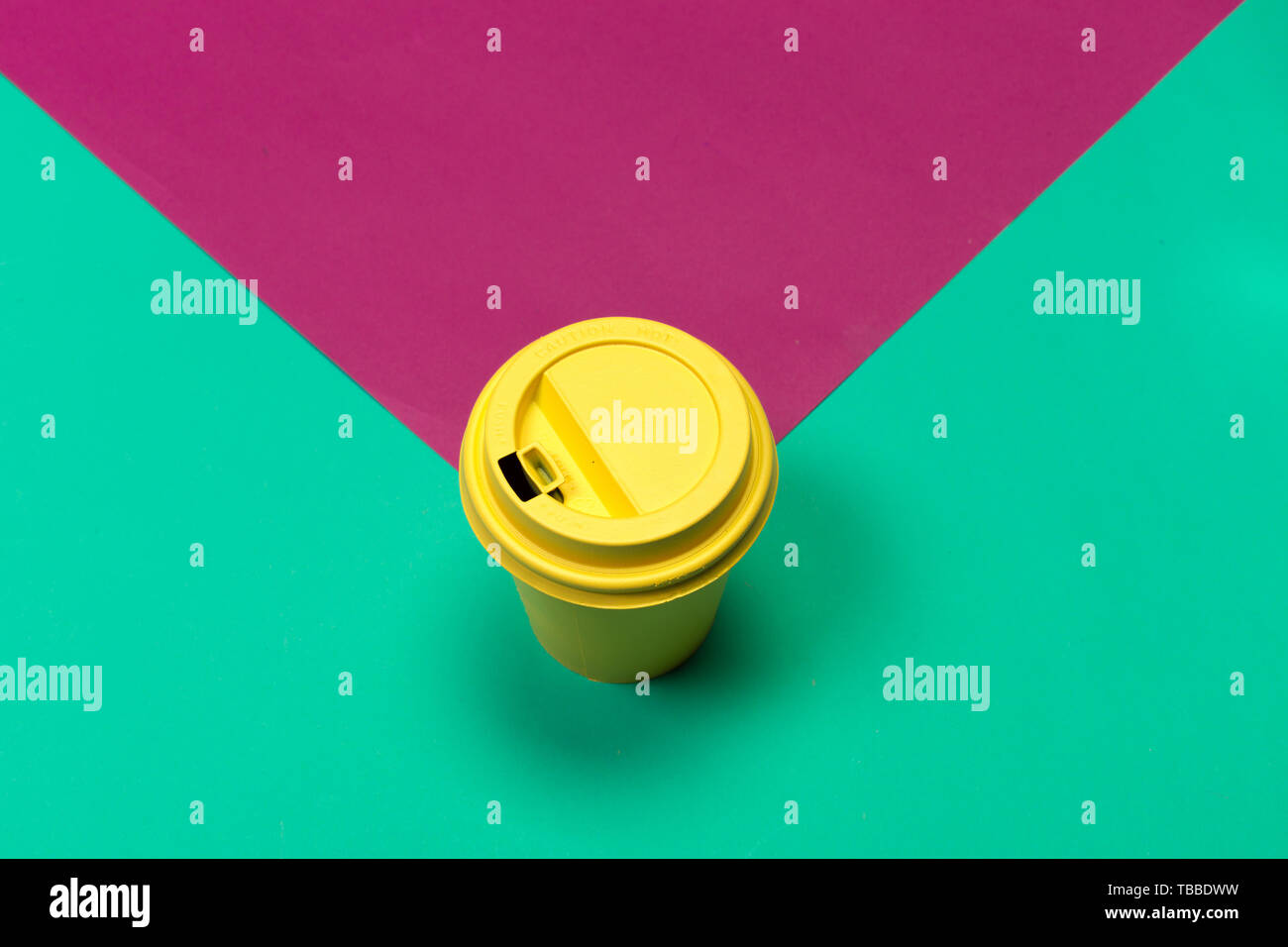 top view of paper cup Stock Photo - Alamy