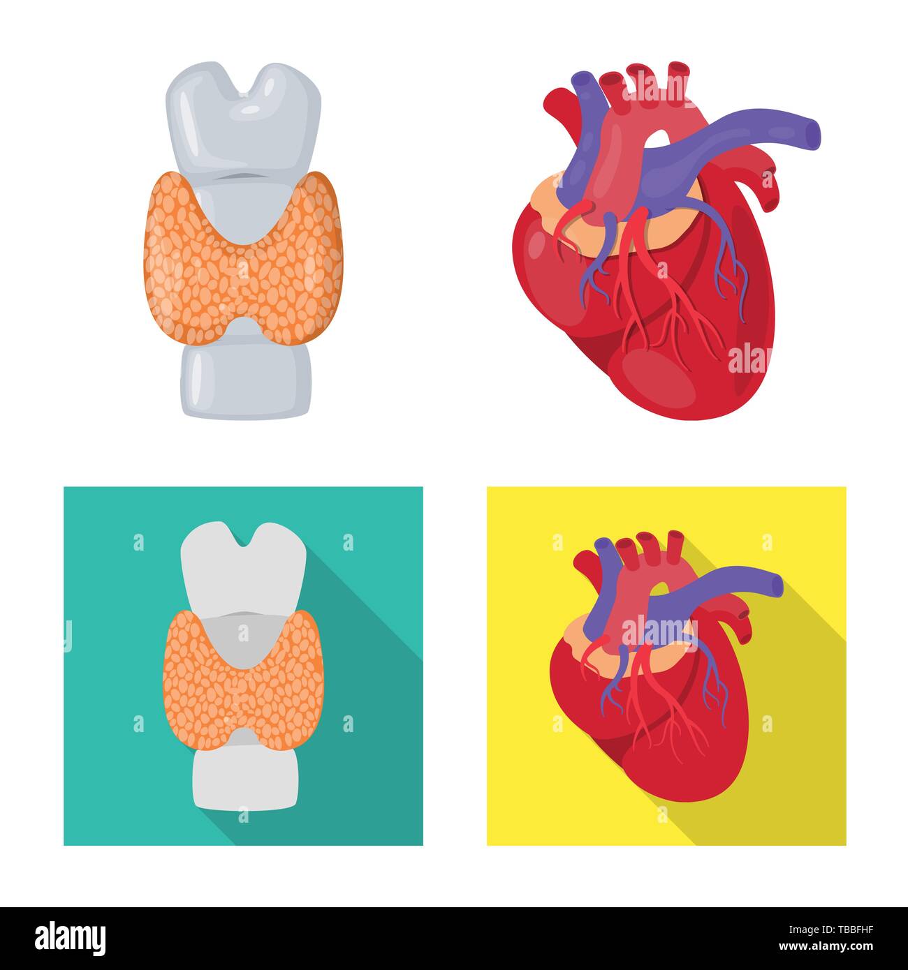 Vector illustration of biology and scientific symbol. Set of biology ...