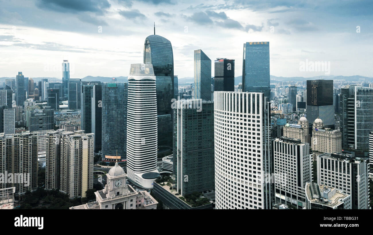 Guangzhou City Scenery, Guangdong Province Stock Photo