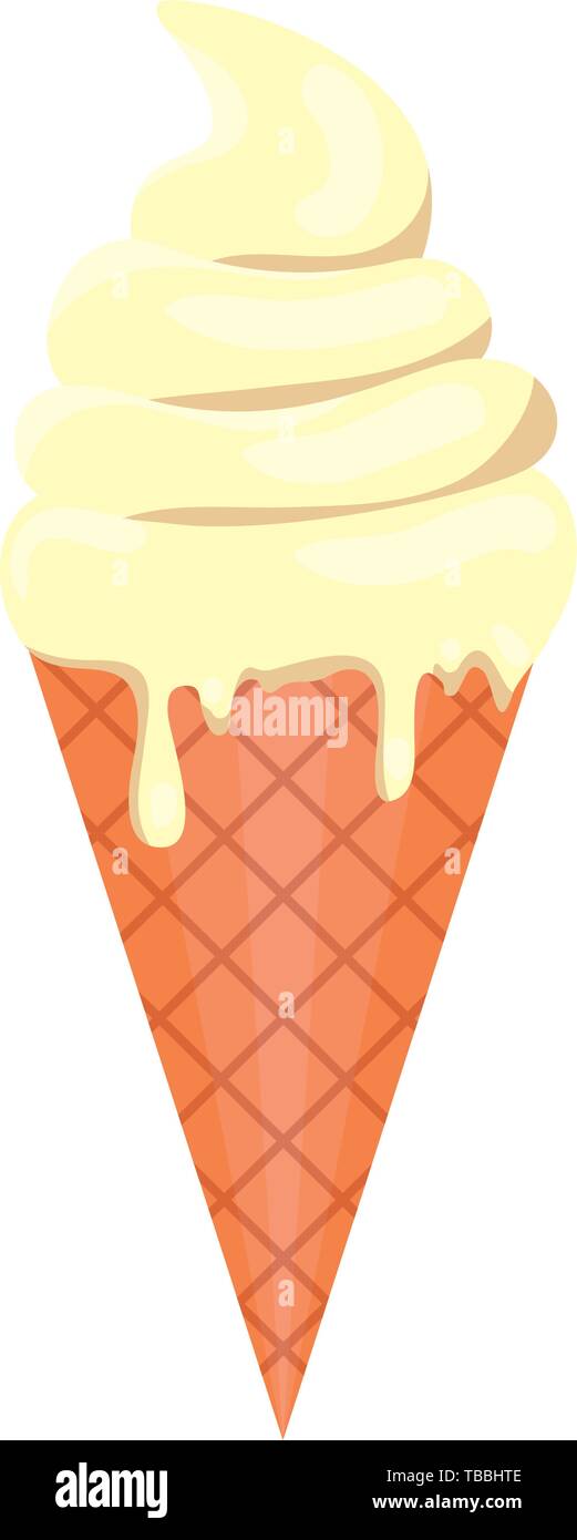 sweet ice cream cone icon Stock Vector Image & Art - Alamy