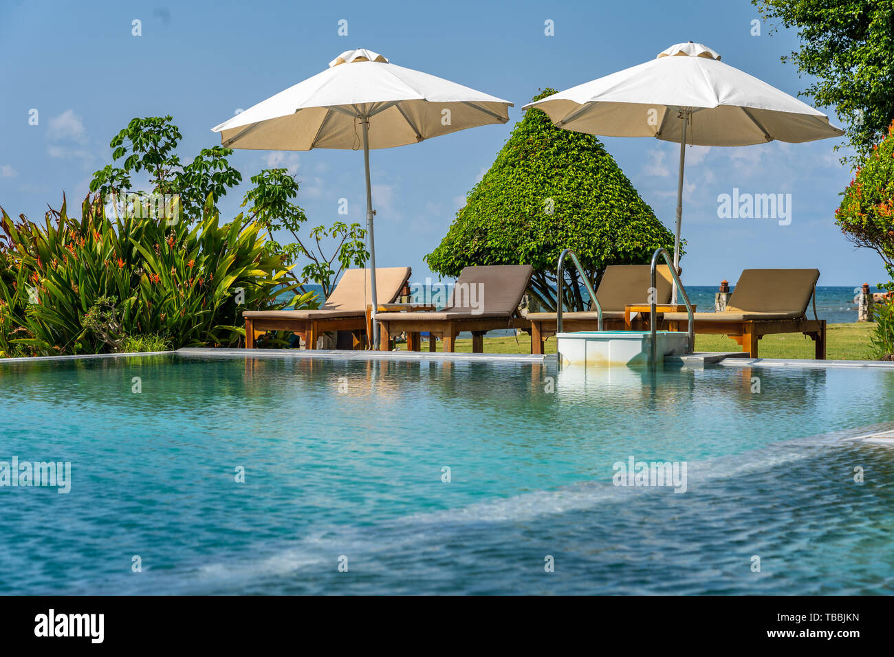 Tropical pool cake hi-res stock photography and images - Alamy