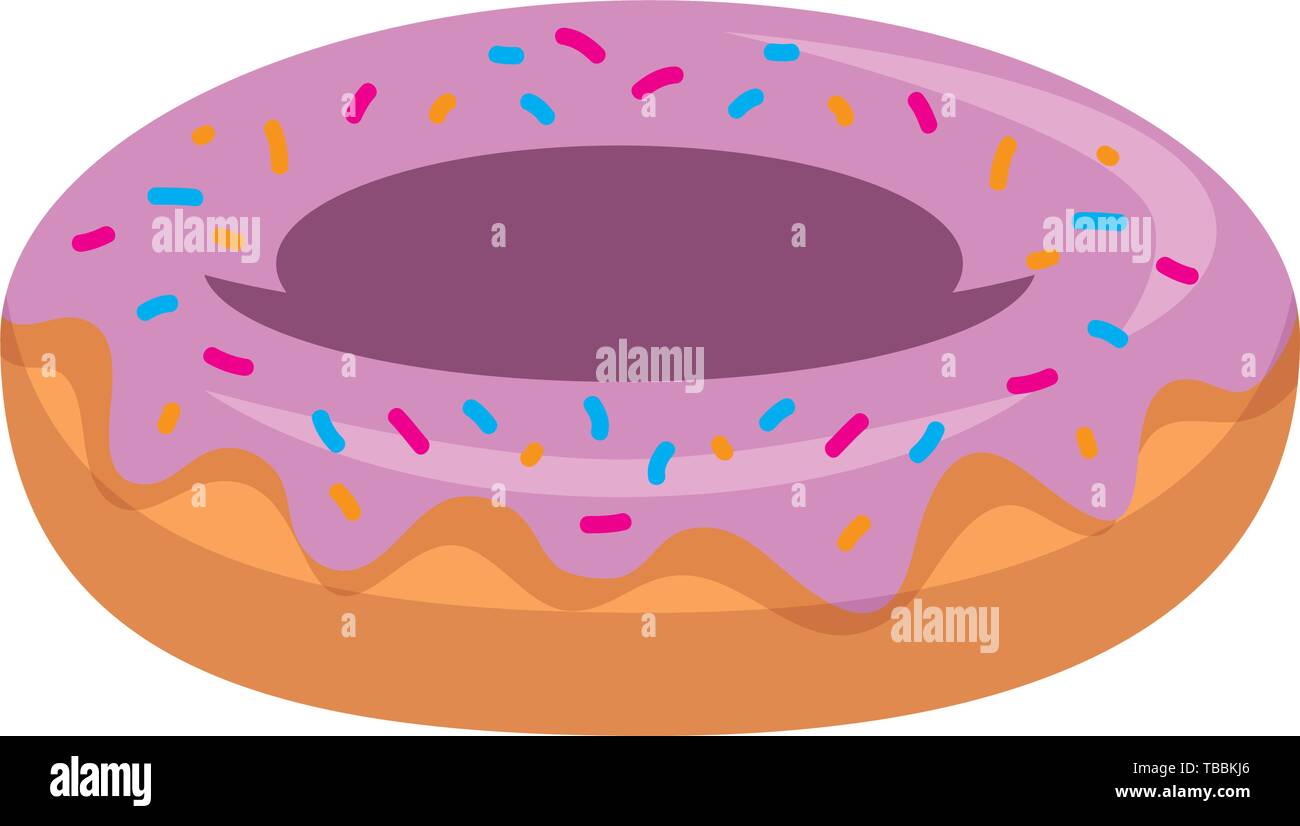 delicious sweet donut bakery icon Stock Vector Image & Art - Alamy