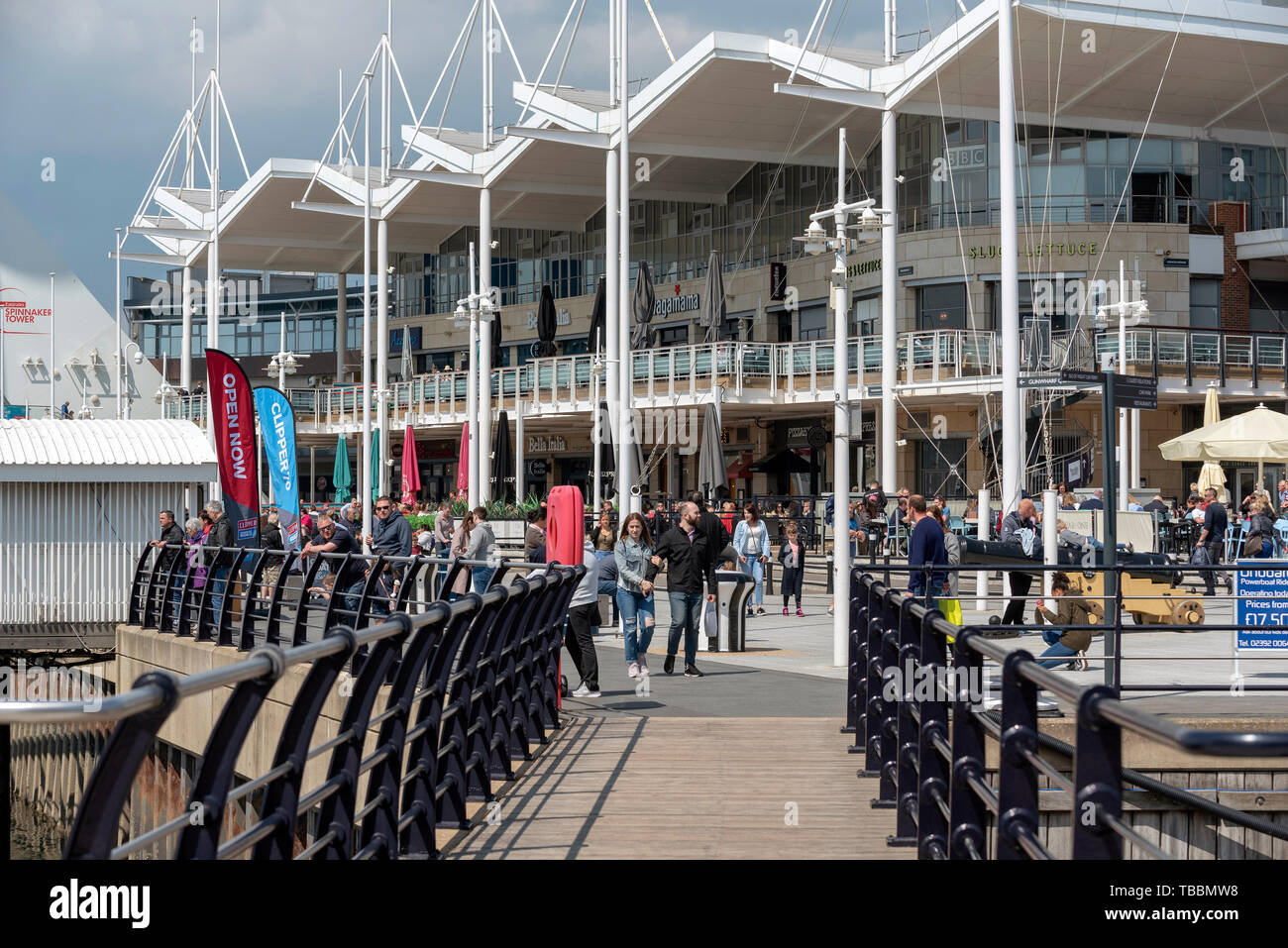 Shopping gunwharf quays portsmouth hires stock photography and images