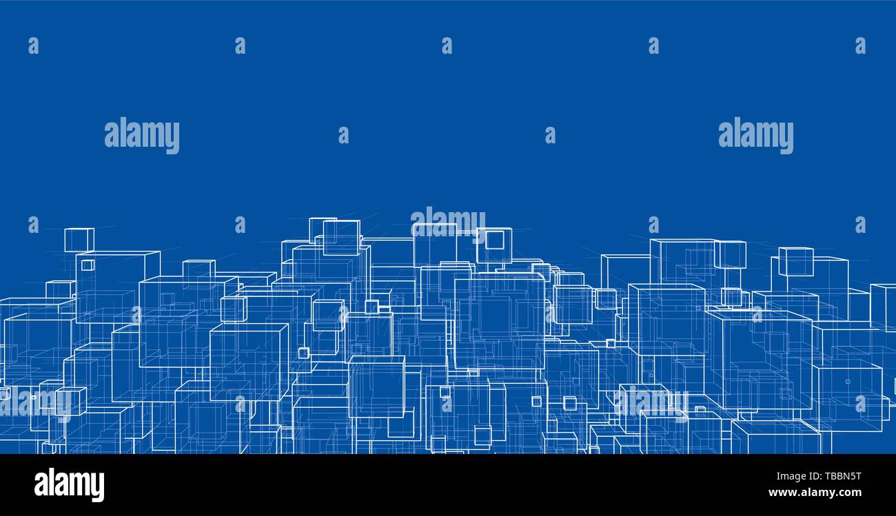 Vector abstract boxes background Stock Vector Image & Art - Alamy