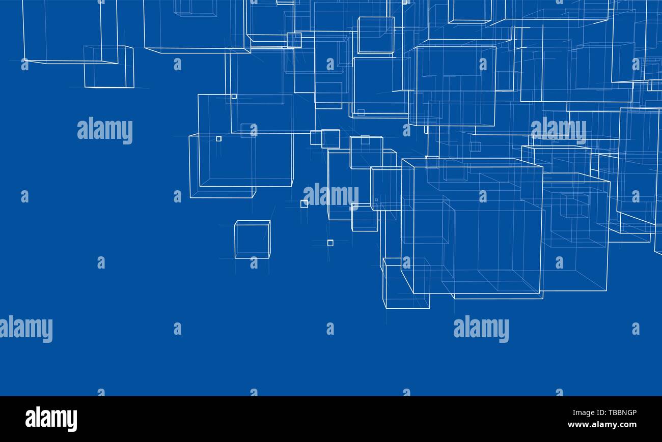 Vector abstract boxes background Stock Vector Image & Art - Alamy