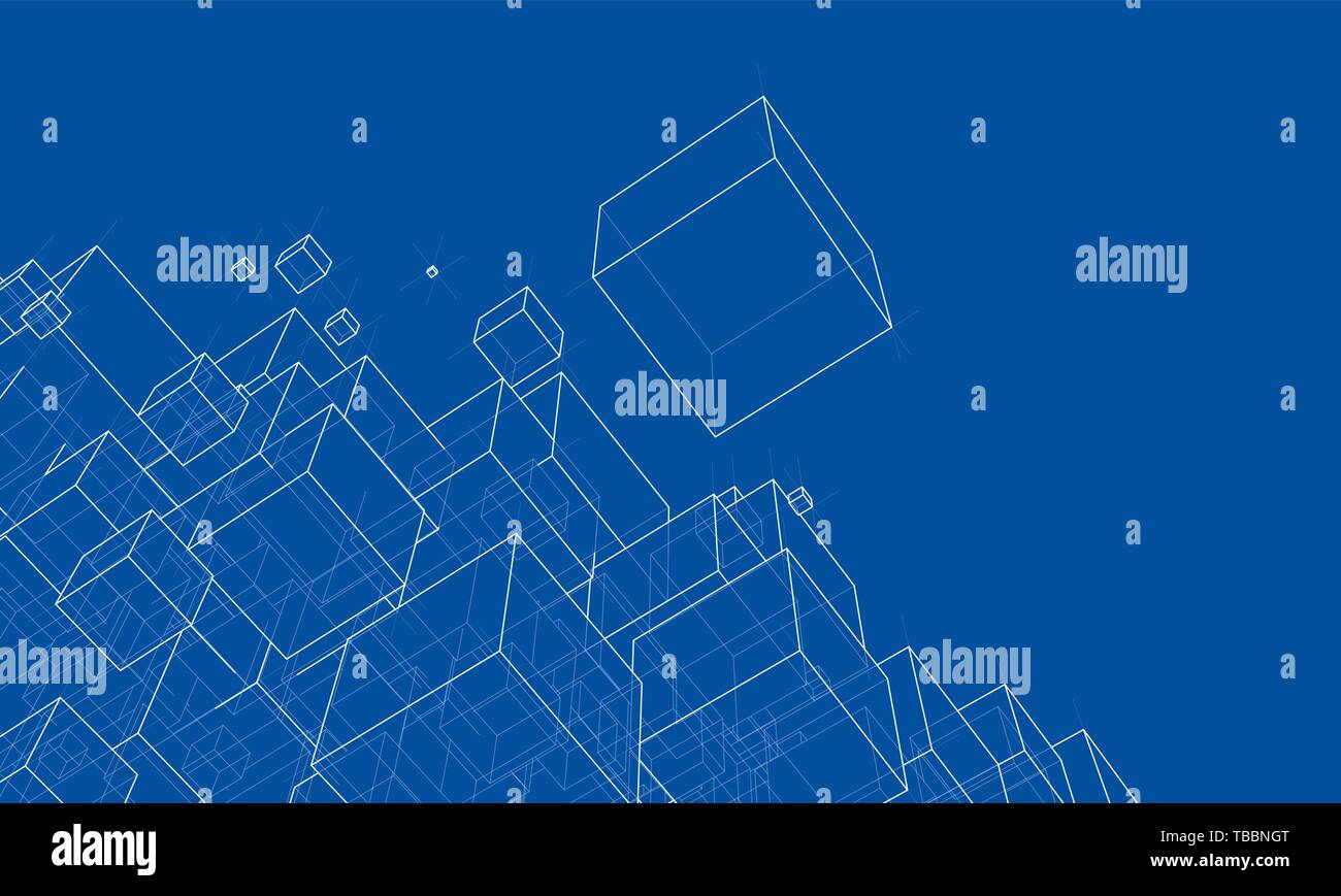 Vector abstract boxes background Stock Vector Image & Art - Alamy