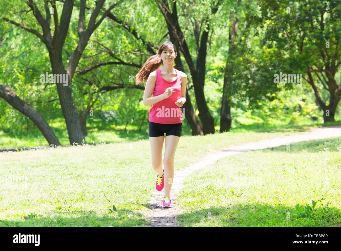Asian woman in shorts hi-res stock photography and images - Alamy