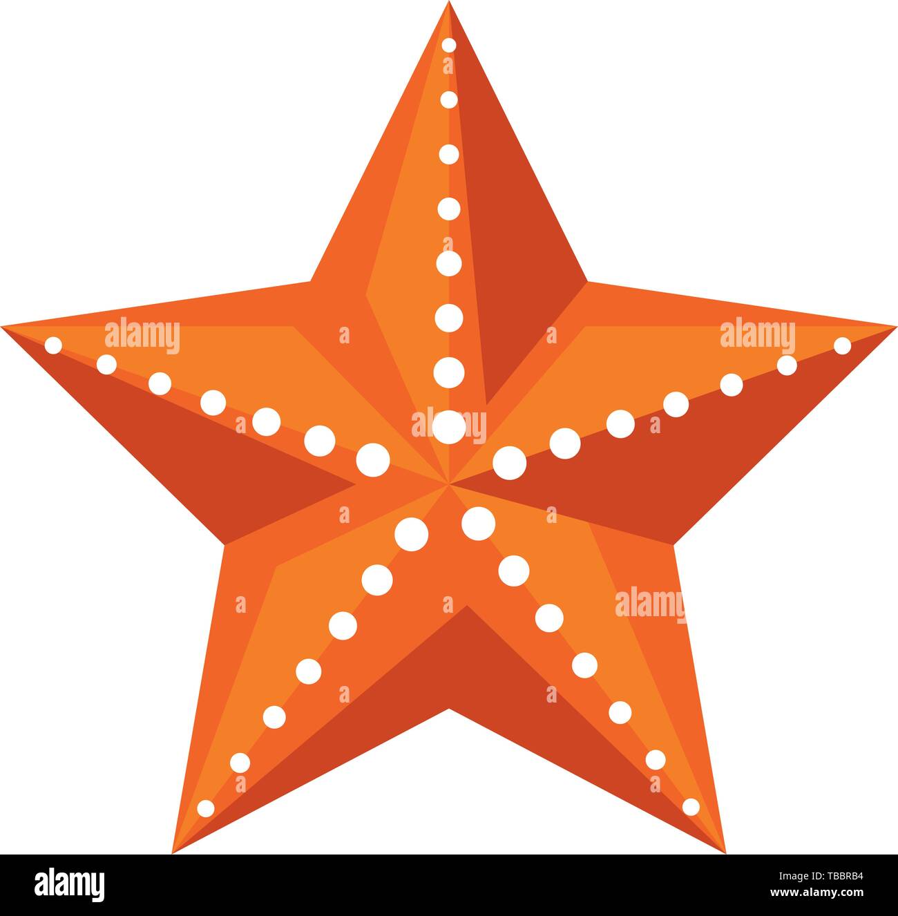 summer shell starfish animal icon Stock Vector Image & Art - Alamy