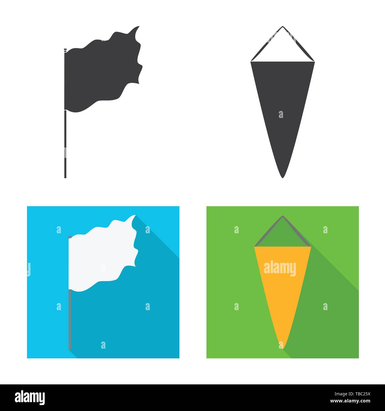 Vector design of texture and presentation symbol. Set of texture and ...