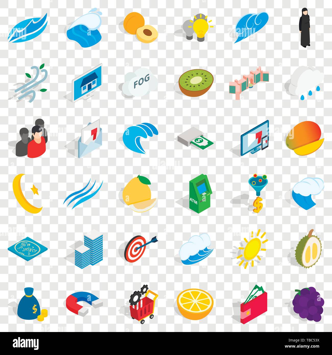 Teamwork icons set, isometric style Stock Vector Image & Art - Alamy