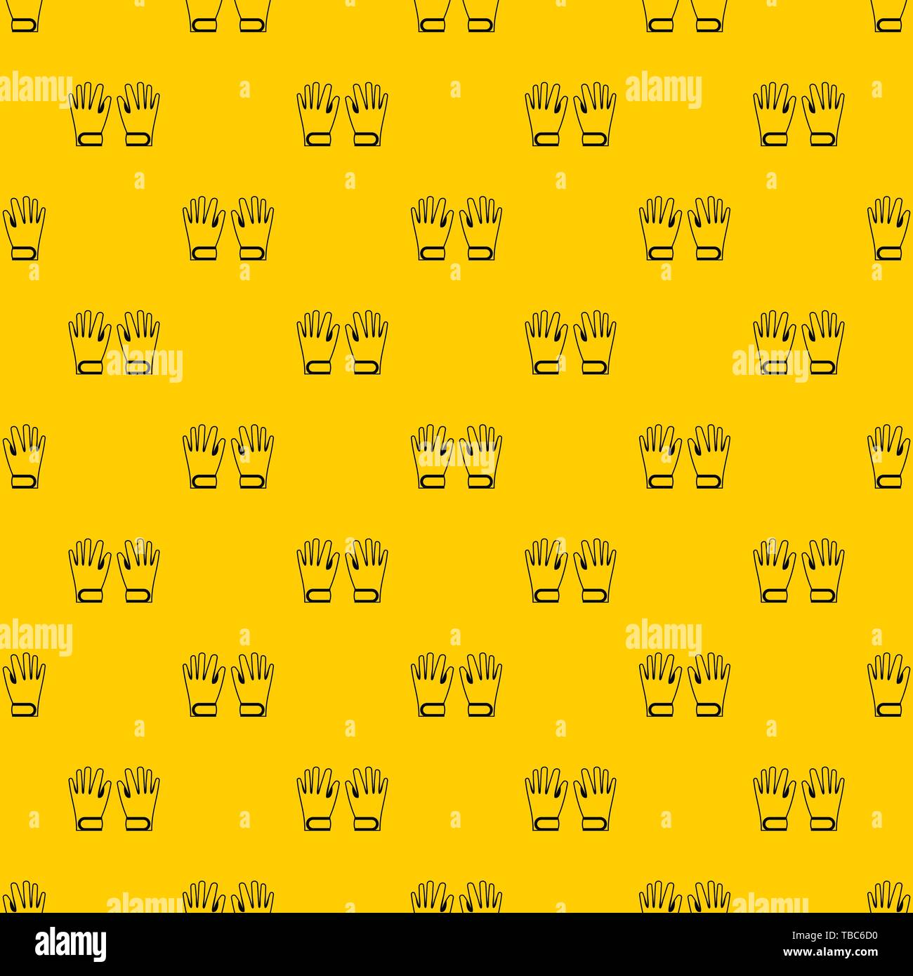 Winter gloves pattern vector Stock Vector