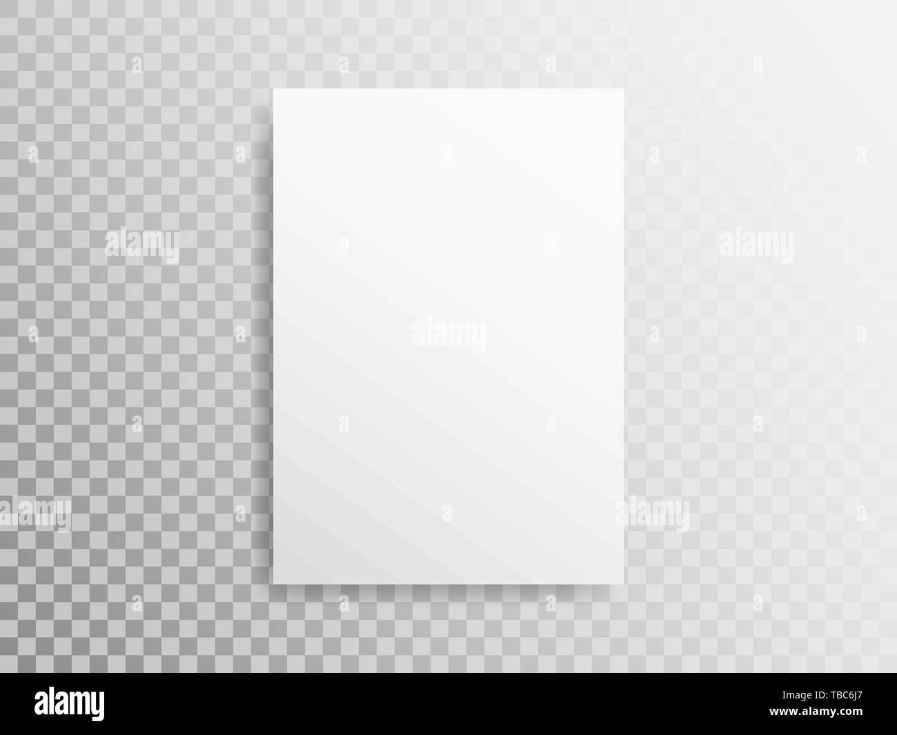 blank a4 sheet on transparent background white paper with background paper template