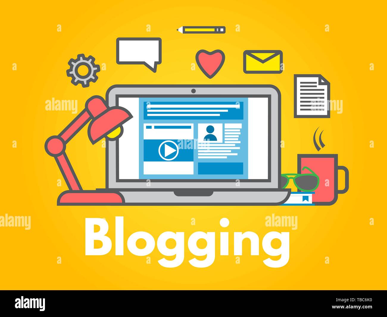 Texts blog Stock Vector Images - Alamy