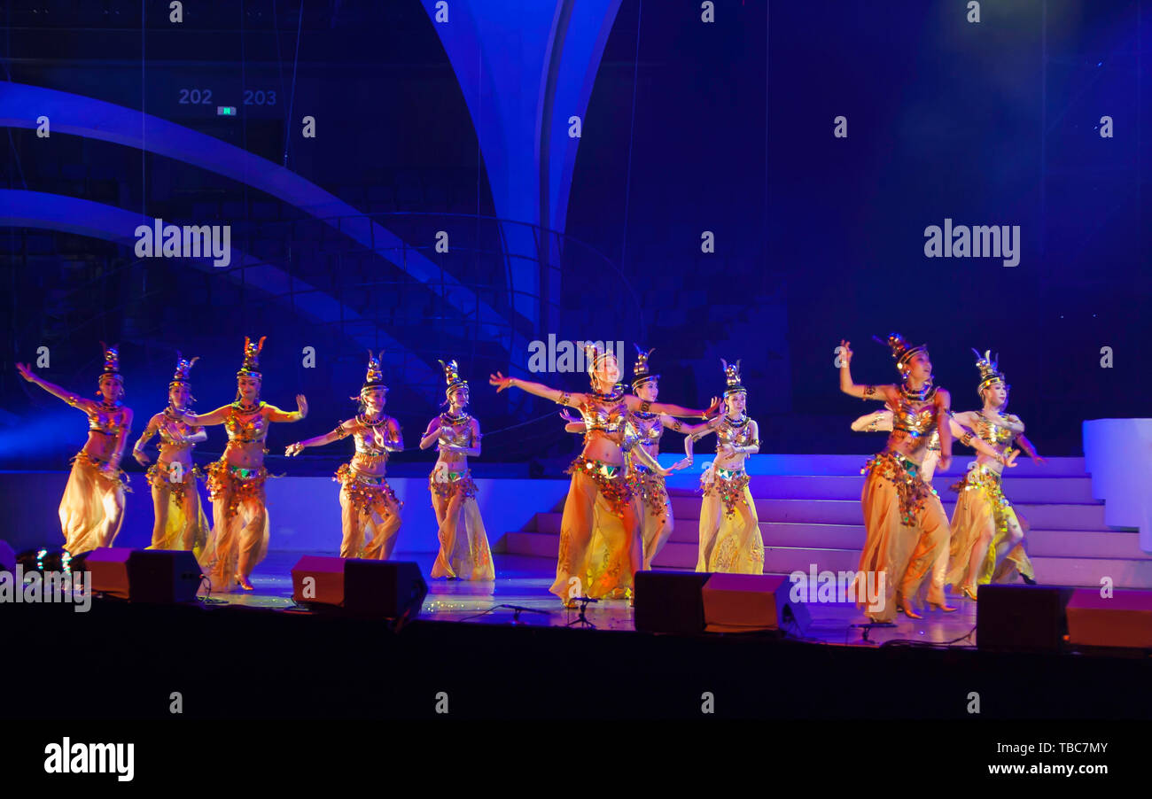 song and dance performance Stock Photo Alamy