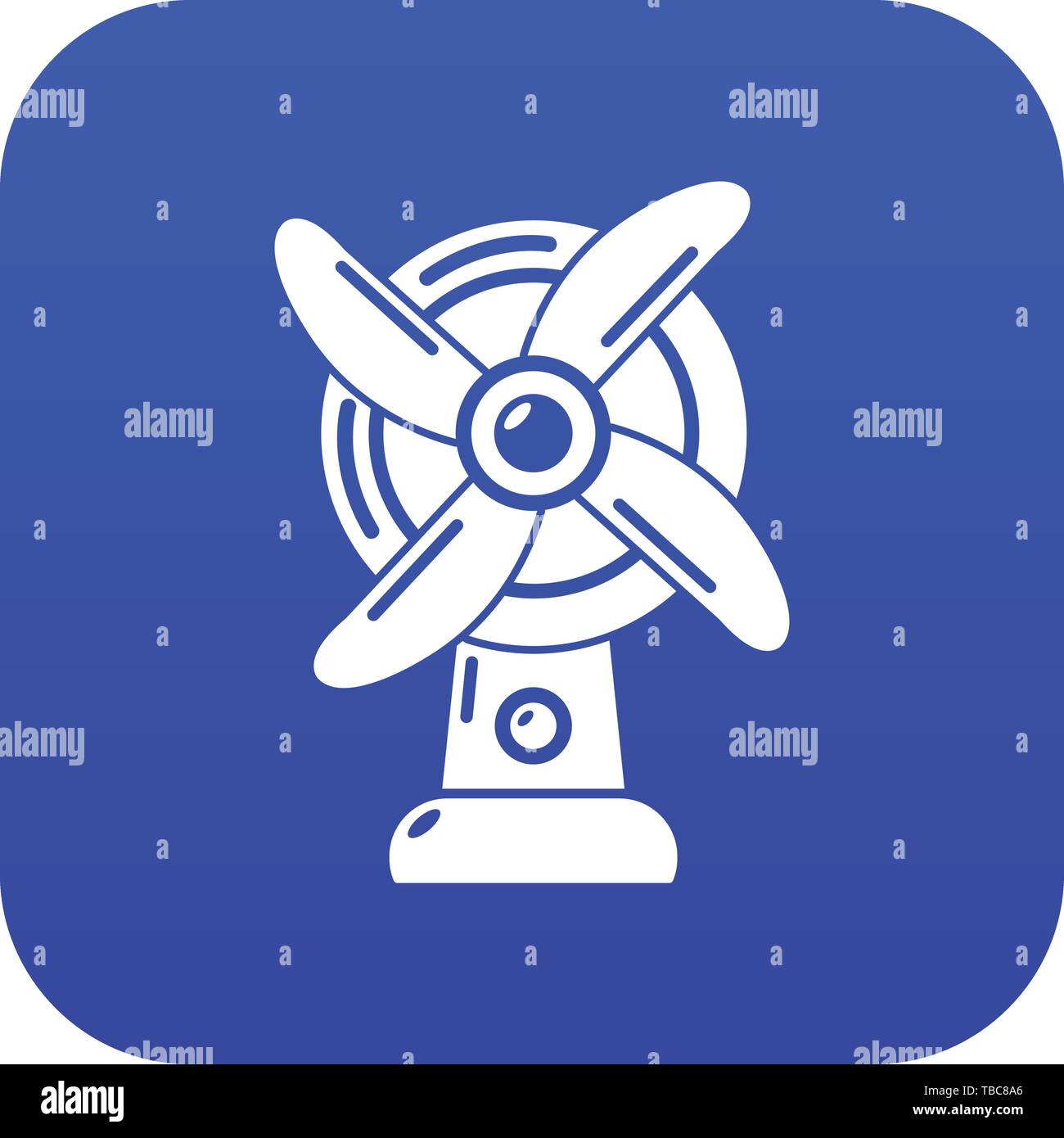 Ventilator icon blue vector Stock Vector Image & Art - Alamy
