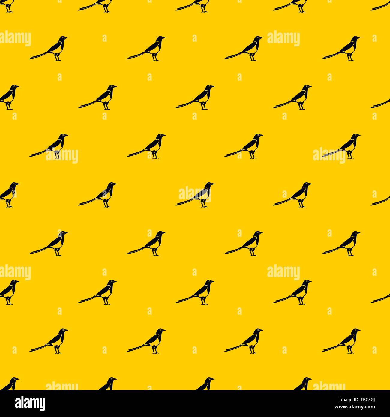 Bird magpie pattern vector Stock Vector Image & Art - Alamy