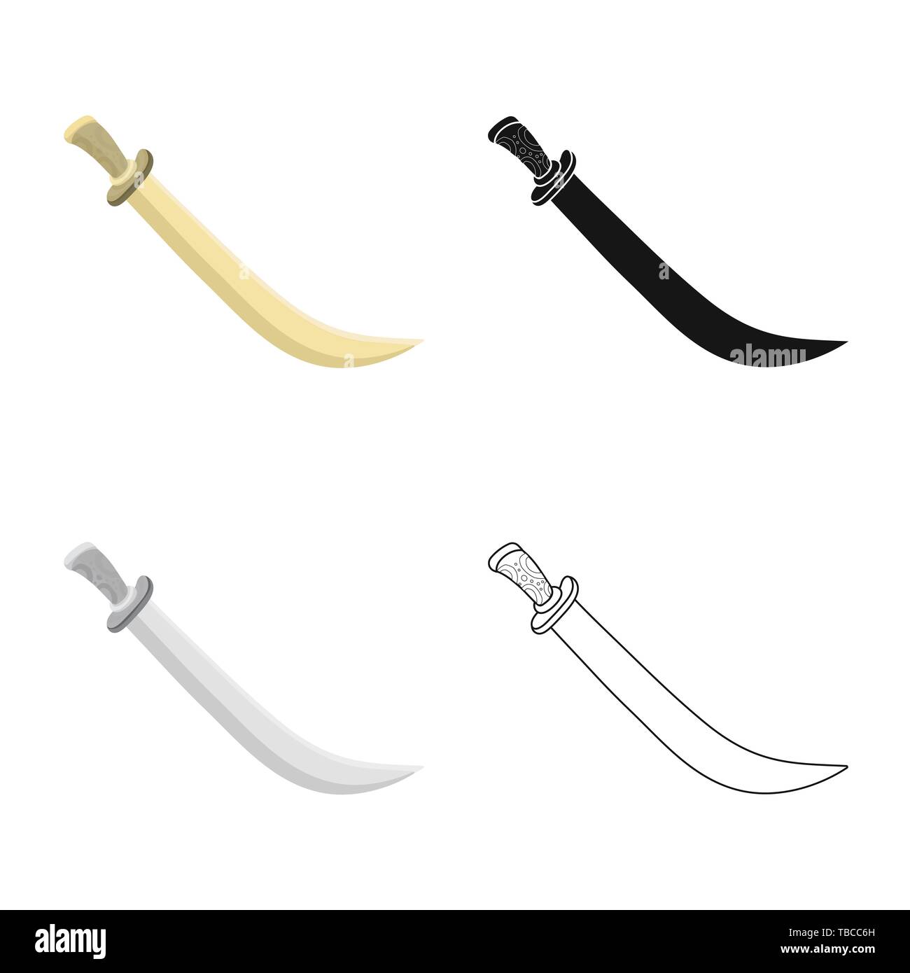Vector design of game and armor icon. Set of game and blade stock ...