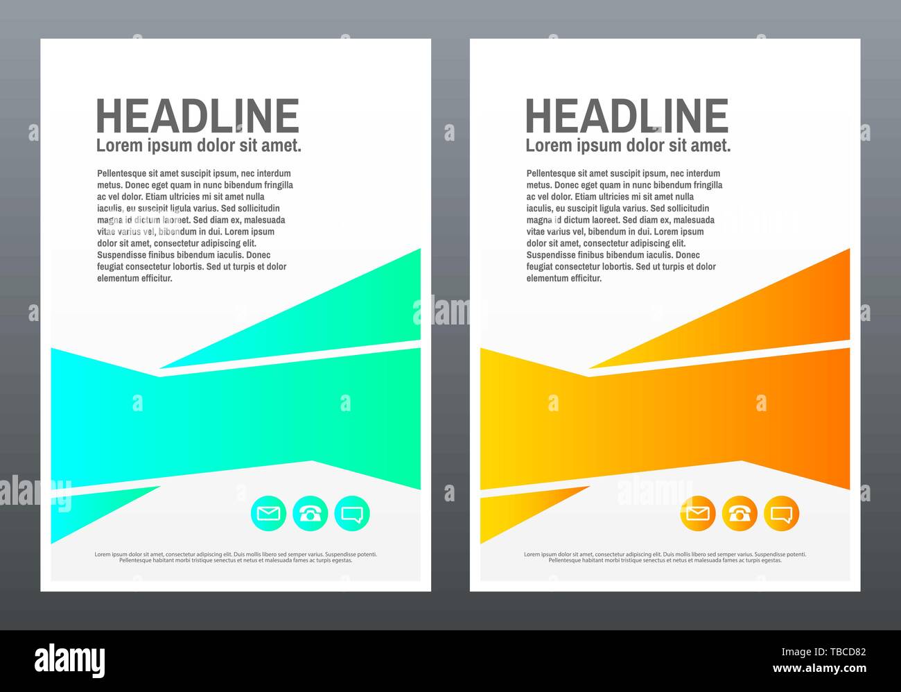 creative leaflet design template