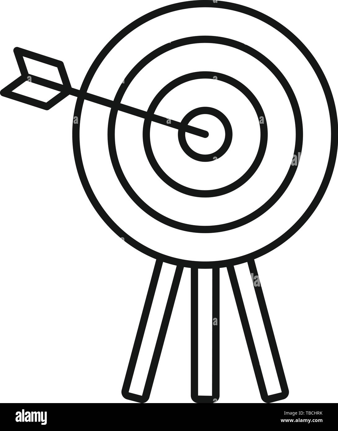 Archery Archer Target Black and White Stock Photos & Images Alamy