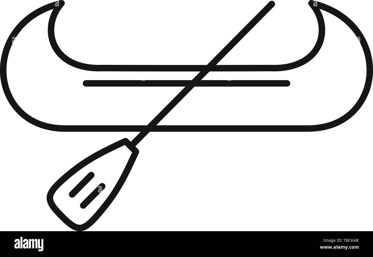 Venice gondola icon. Outline venice gondola vector icon for web design ...