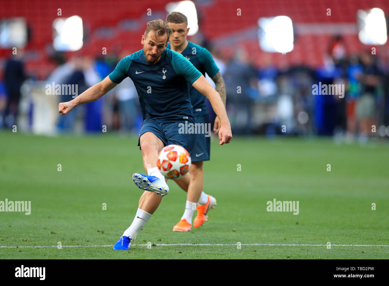 Tottenham Hotspur's Harry Kane during a training session at the Tottenham  Hotspur Training Centre, Enfield Stock Photo - Alamy