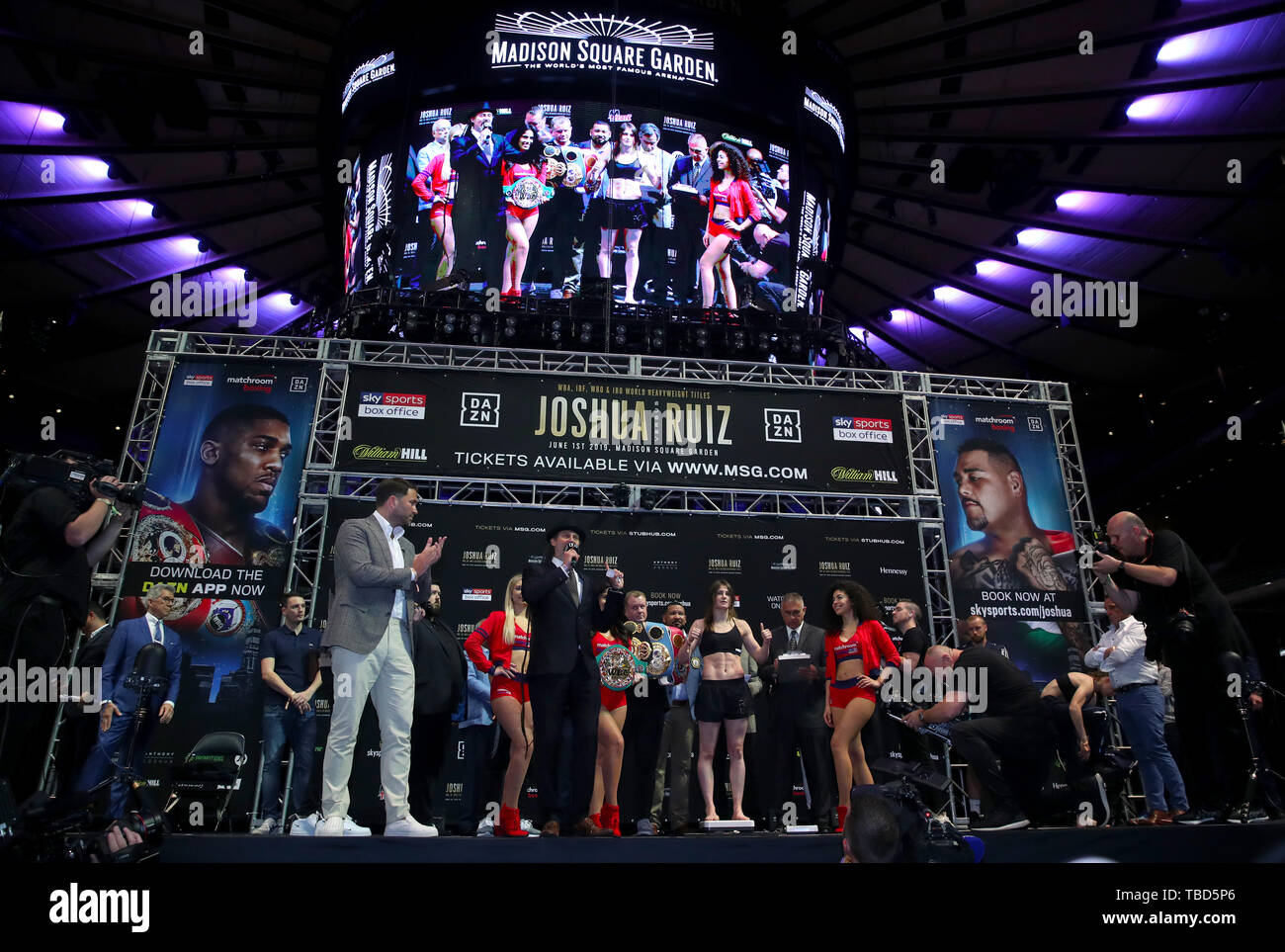 Katie Taylor During The Weigh In At Madison Square Garden New