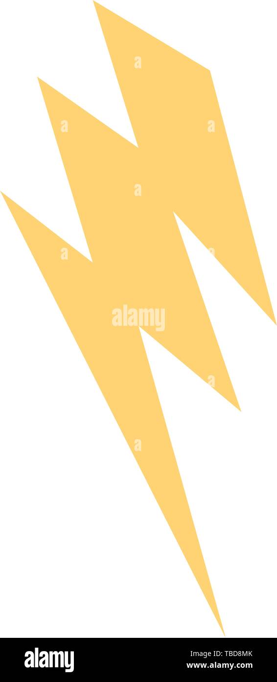 thunderbolt lightning energy isolated icon vector illustration design ...