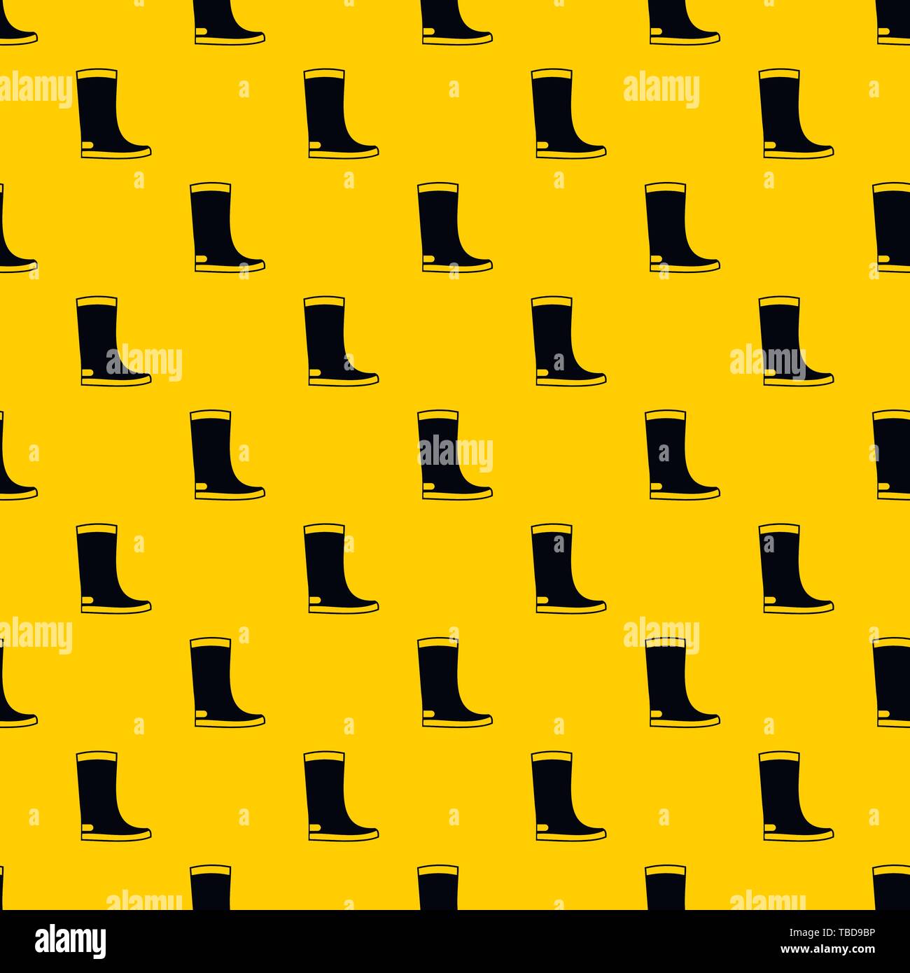 Rubber boots pattern vector Stock Vector
