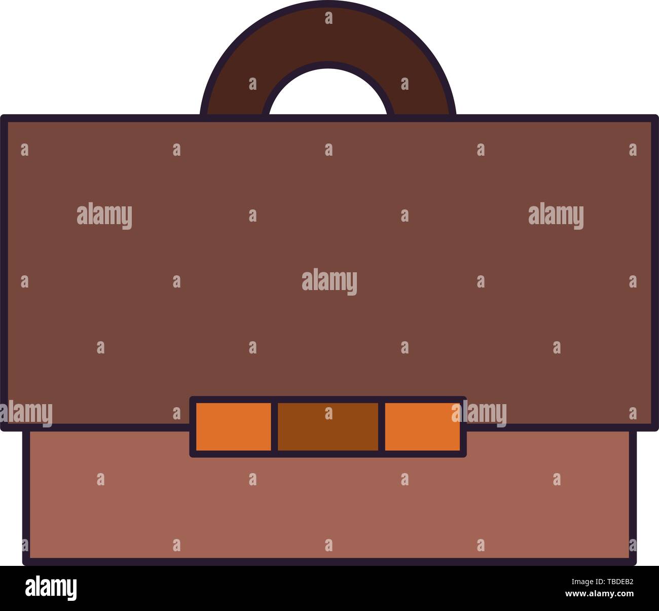 Business briefcase symbol isolated cartoon Stock Vector Image & Art Alamy