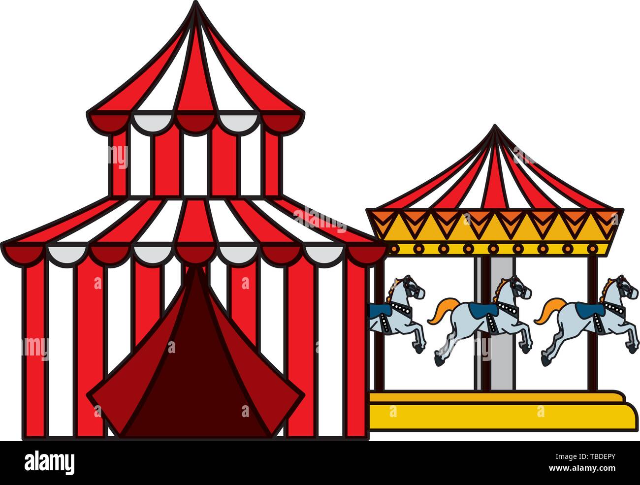 carousel spinning top