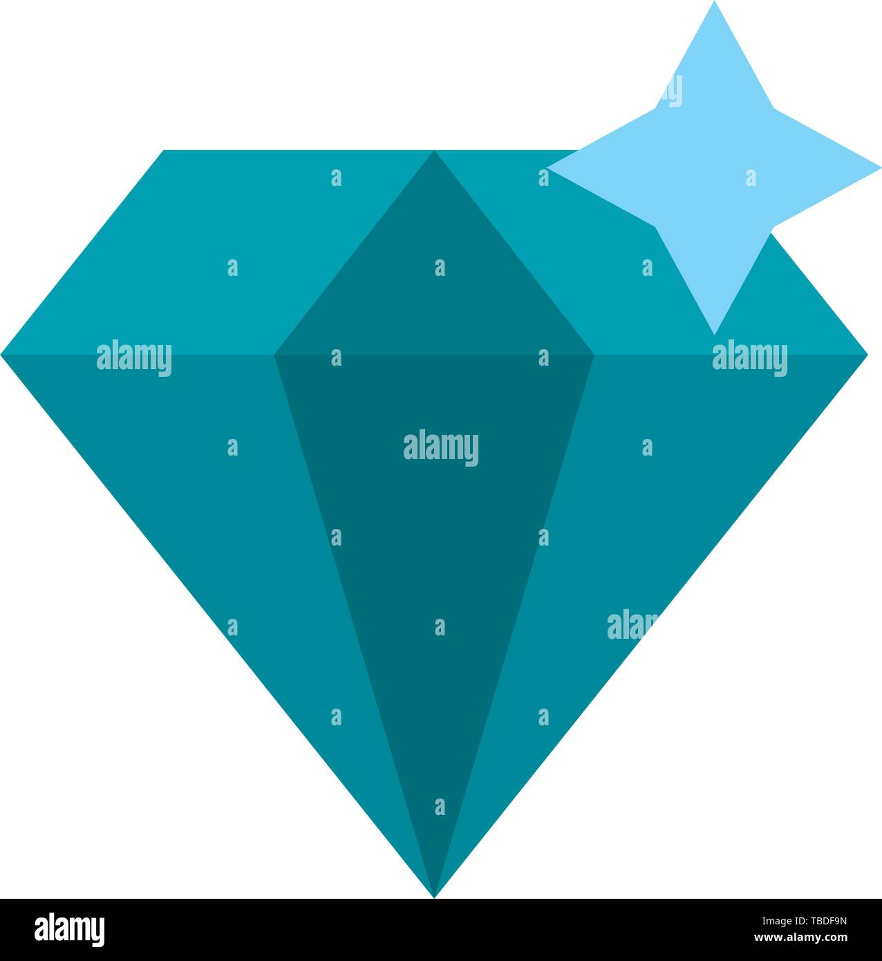 Diamond luxury rock symbol isolated Stock Vector Image & Art - Alamy