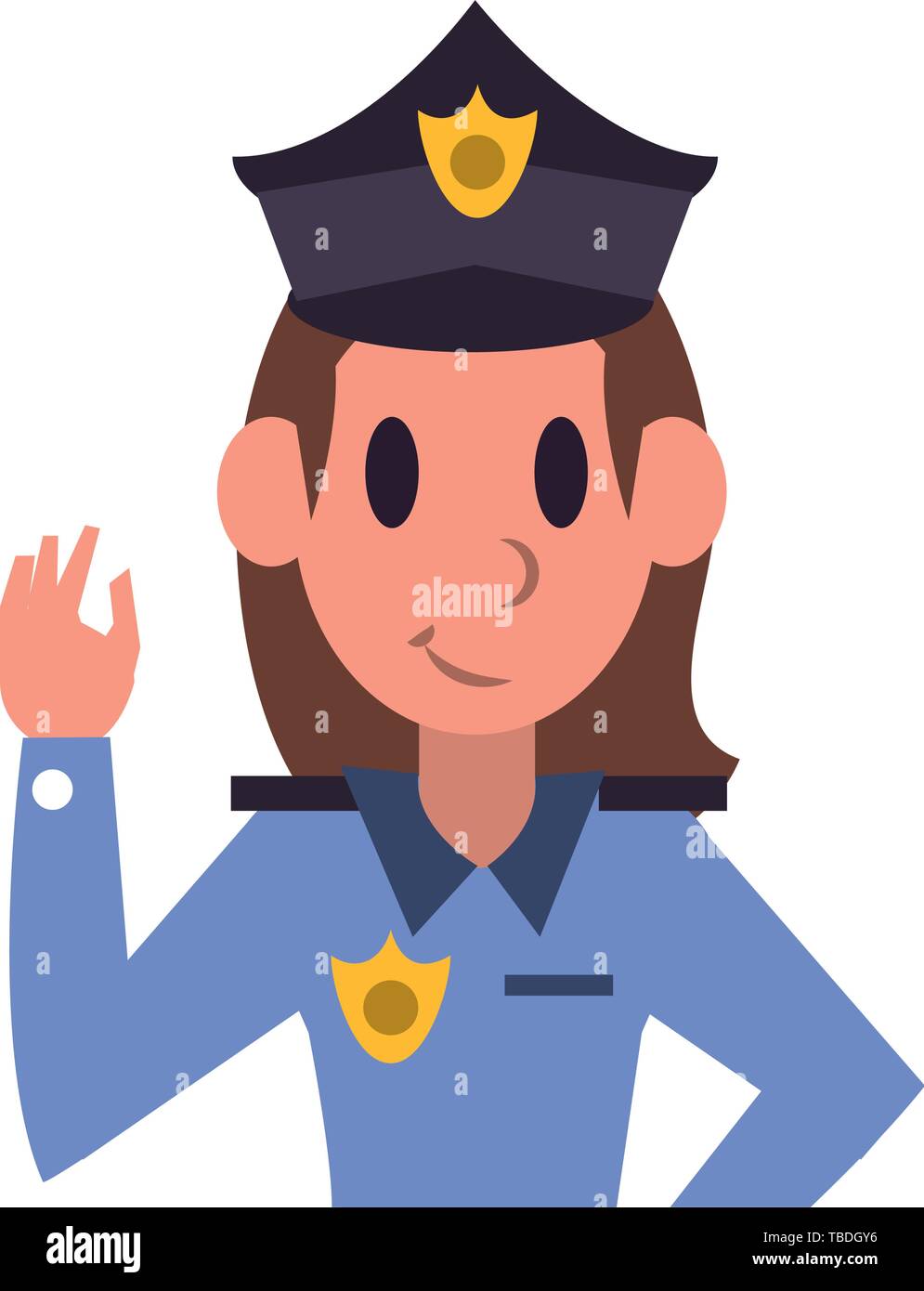 Police officer professional character cartoon Stock Vector Image & Art - Alamy Police officer professional character cartoon Stock Vector Image & Art - Alamy