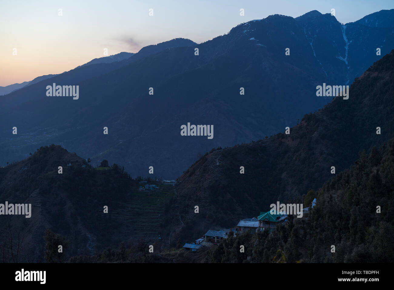 Lovely sky in the himalayas hi-res stock photography and images - Alamy