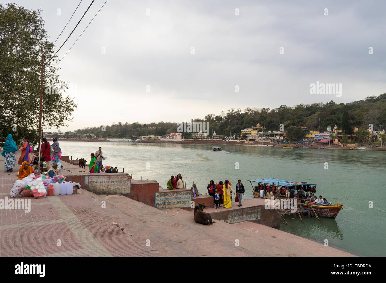 Rishikesh, Uttarakhand / India - 03 12 2019, The spiritual city of yoga ...