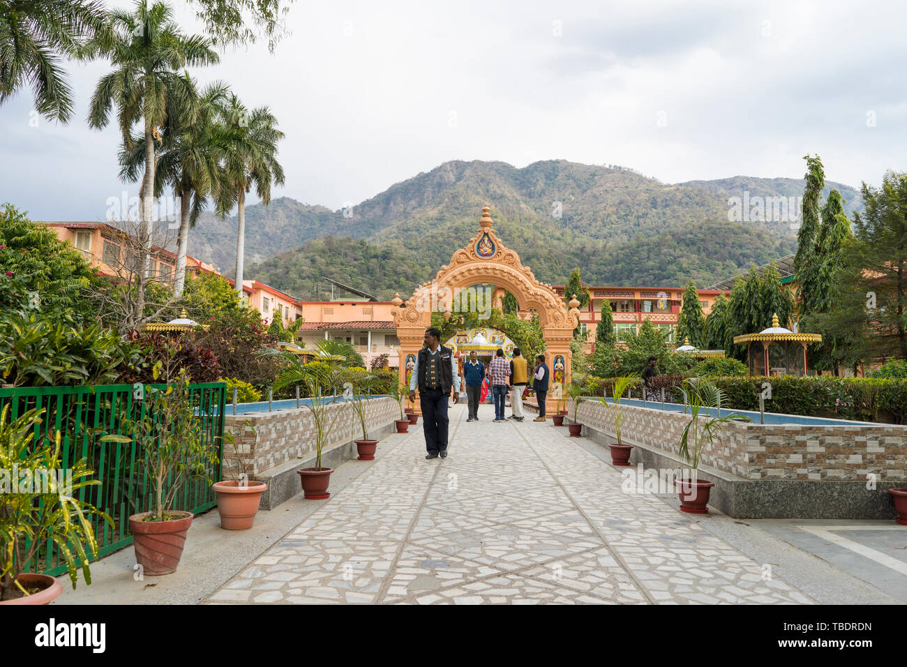 Rishikesh, Uttarakhand / India - 03 12 2019, The spiritual city of yoga ...