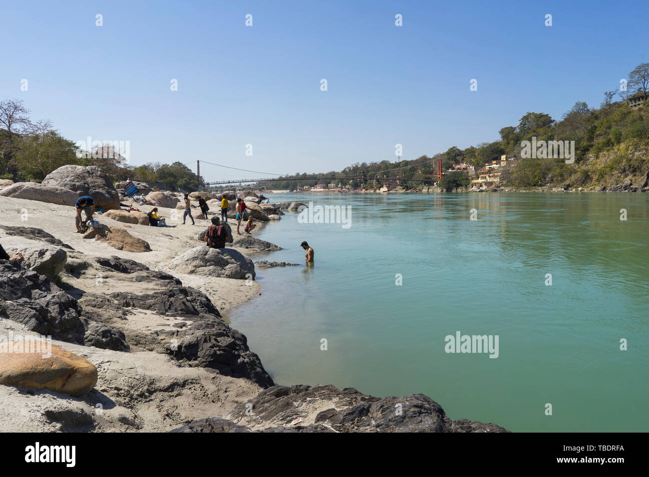 Rishikesh, Uttarakhand / India - 03 12 2019, The spiritual city of yoga ...