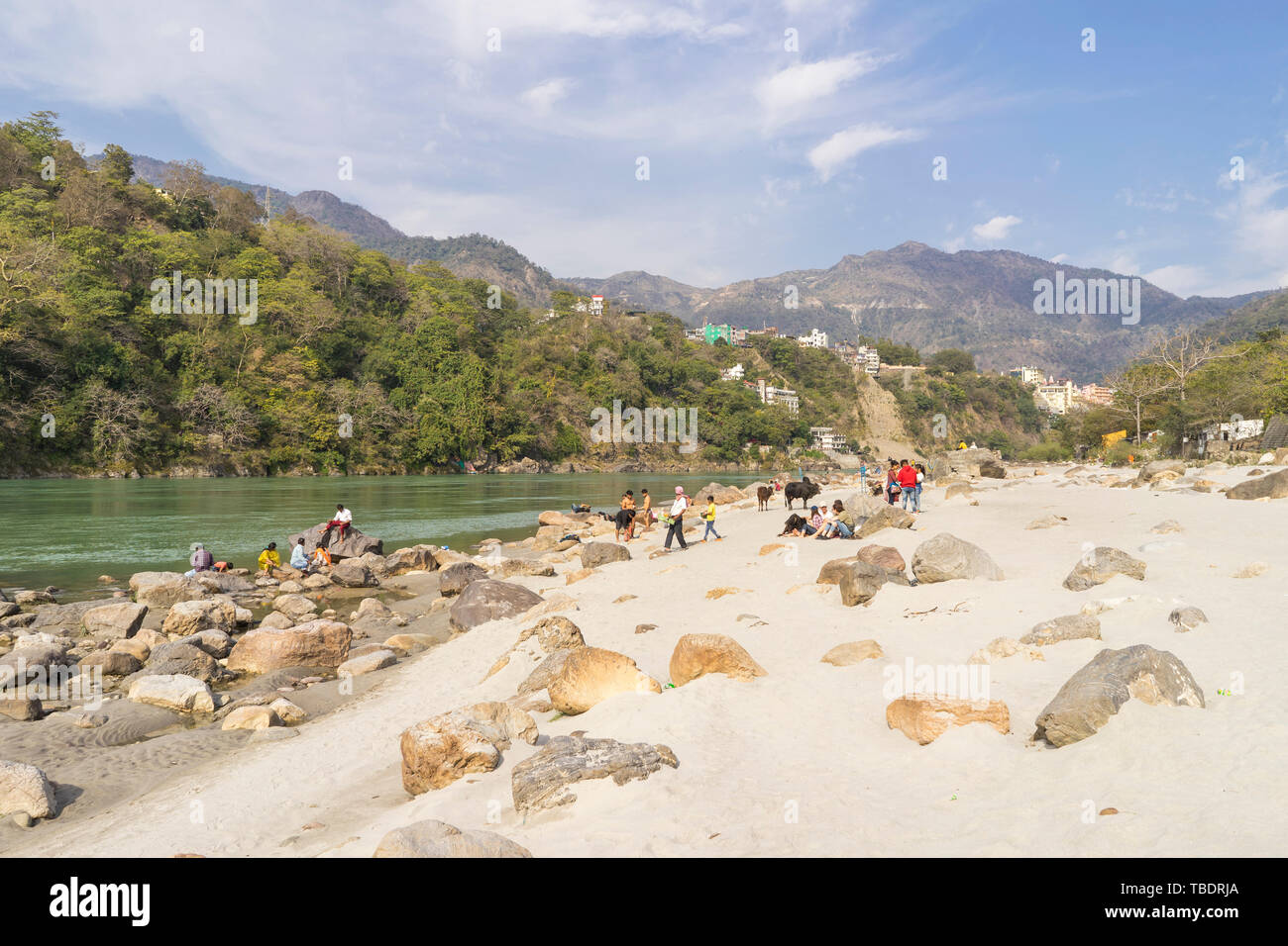 Rishikesh, Uttarakhand / India - 03 12 2019, The spiritual city of yoga ...