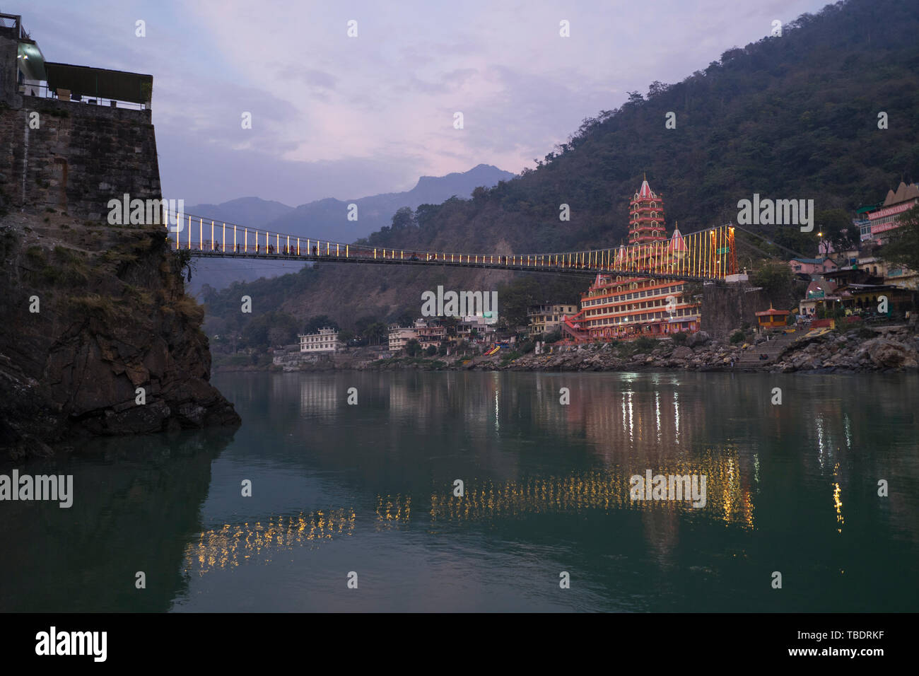 Rishikesh, Uttarakhand / India - 03 12 2019, The spiritual city of yoga ...