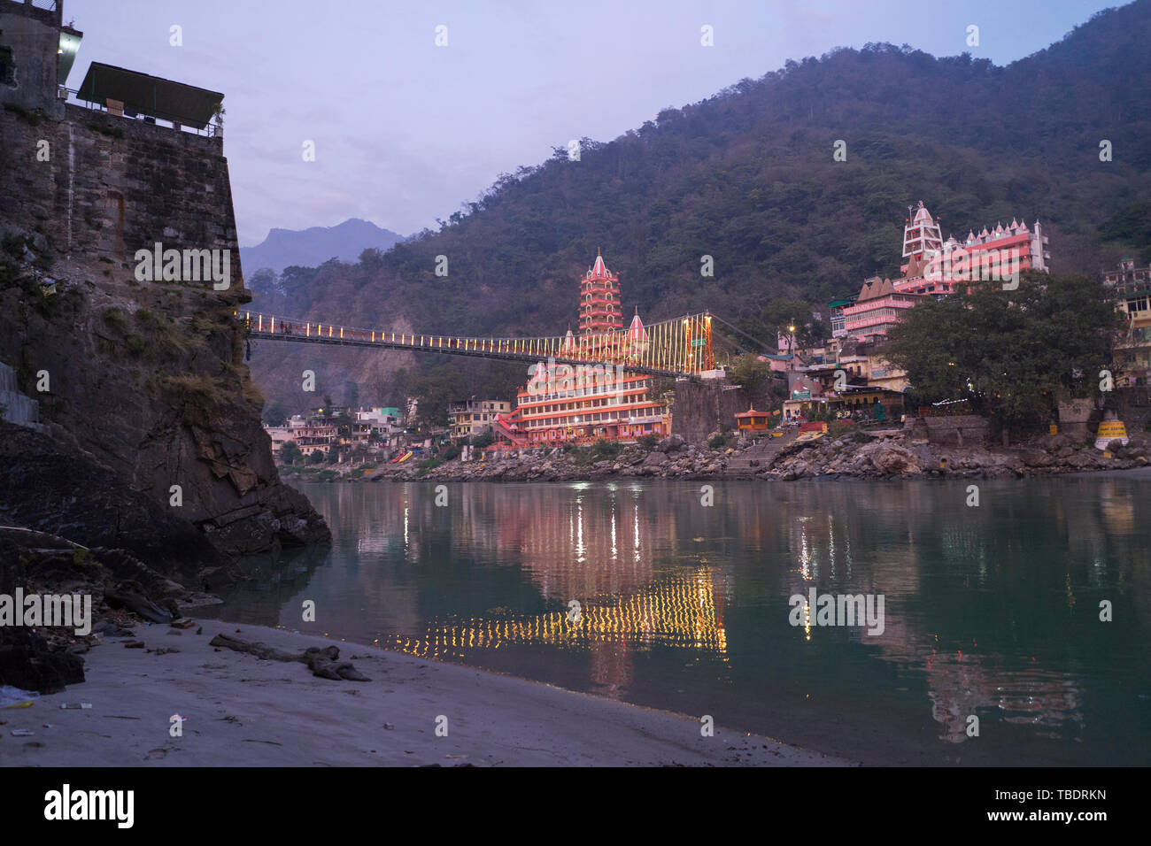 Rishikesh, Uttarakhand / India - 03 12 2019, The spiritual city of yoga ...