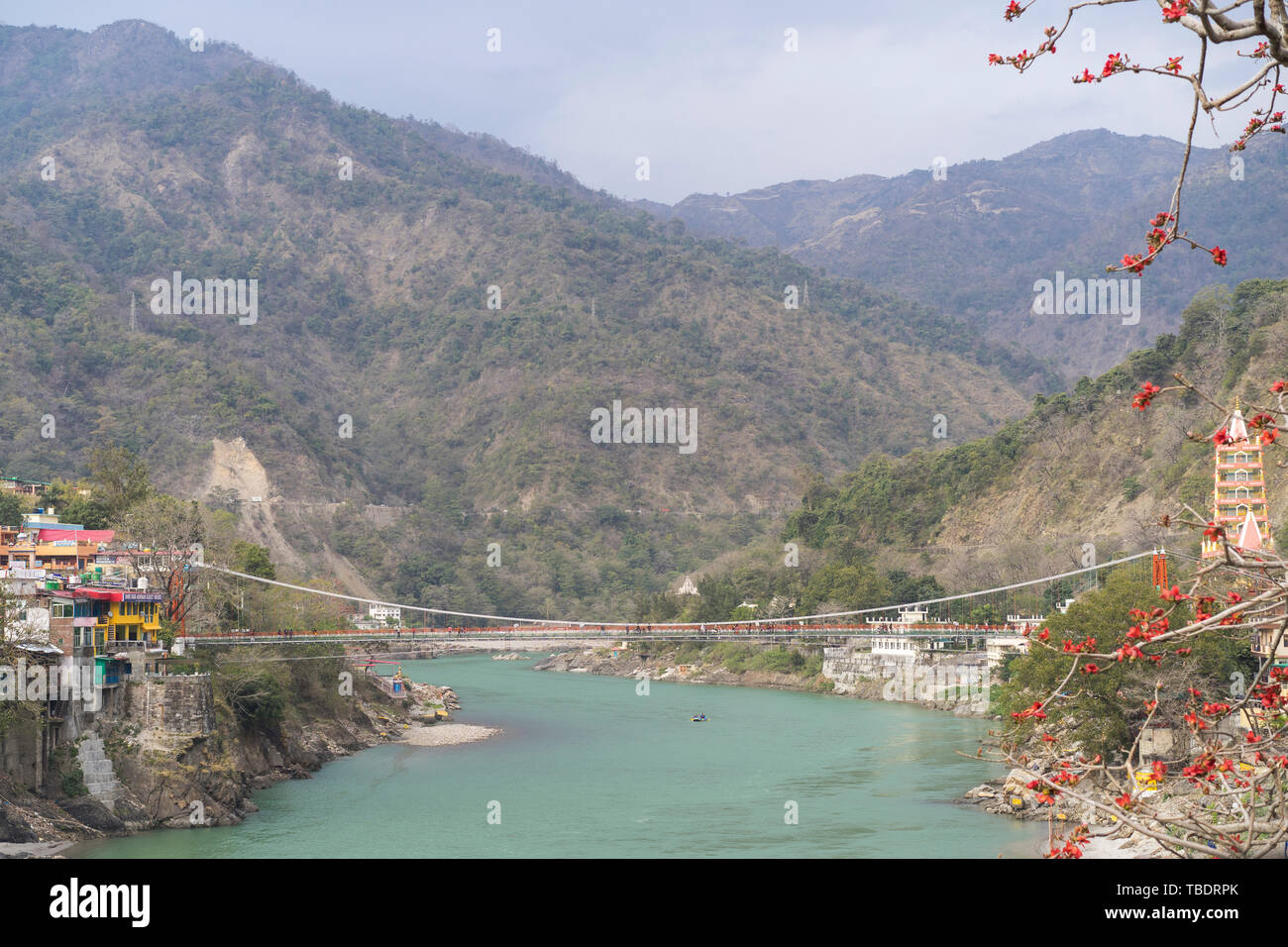 Rishikesh, Uttarakhand / India - 03 12 2019, The spiritual city of yoga ...