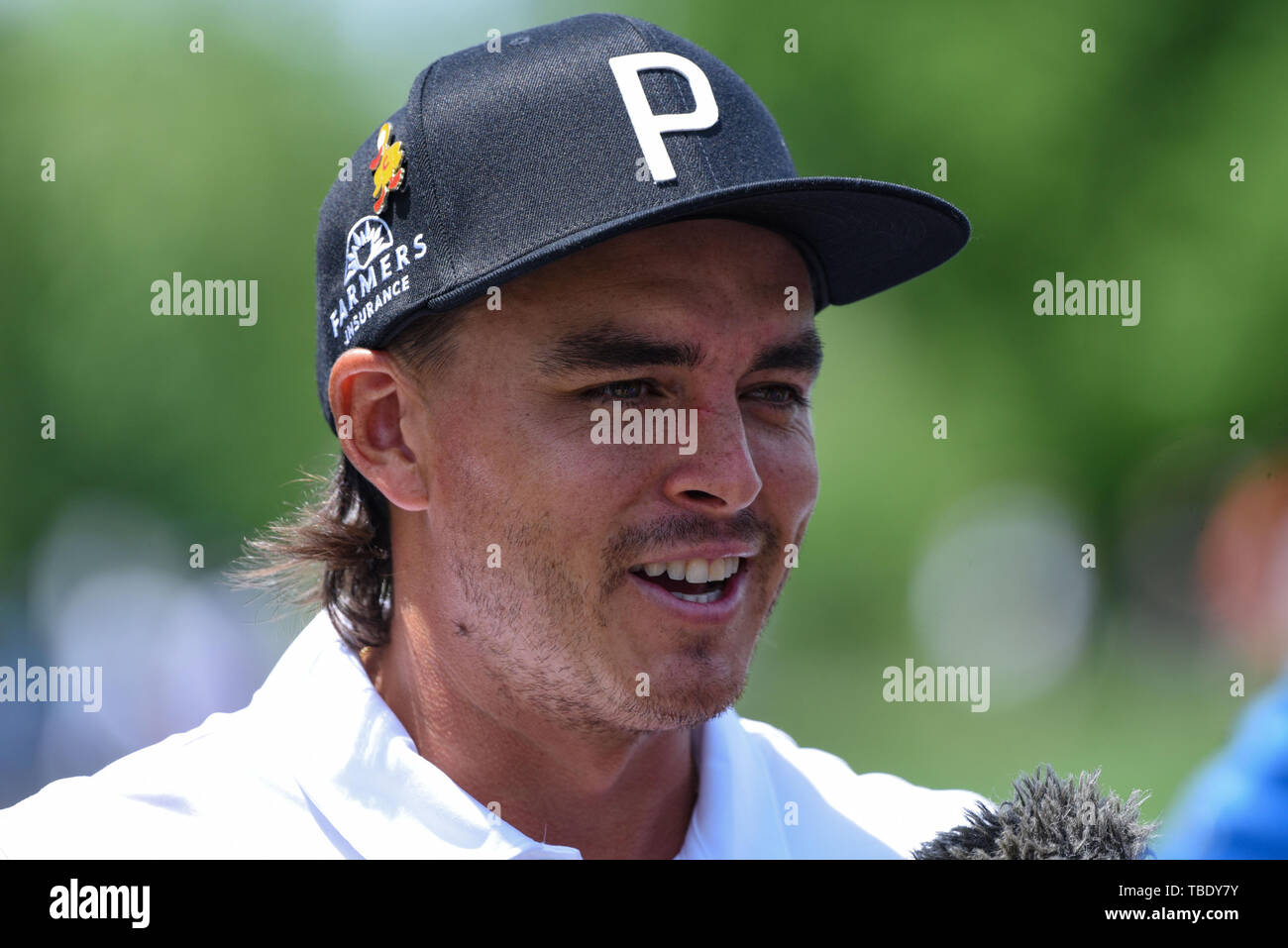May 31, 2019:Rickie Fowler does an interview with ''PGA Tour Live ...