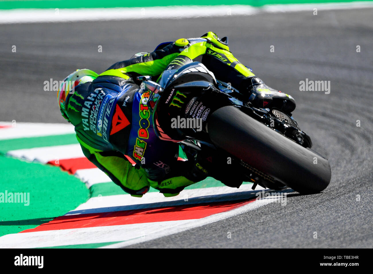 Mugello, Italy. 01st June, 2019. 46 Valentino Rossi during the FP3 Credit: Independent Photo Agency/Alamy Live News Stock Photo