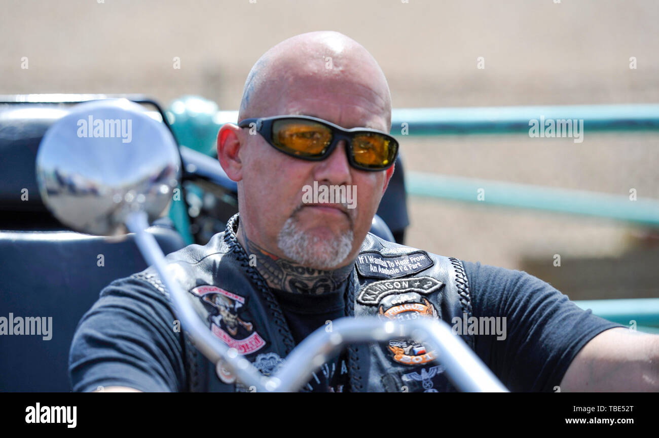 British bikers hells angels hi-res stock photography and images - Alamy
