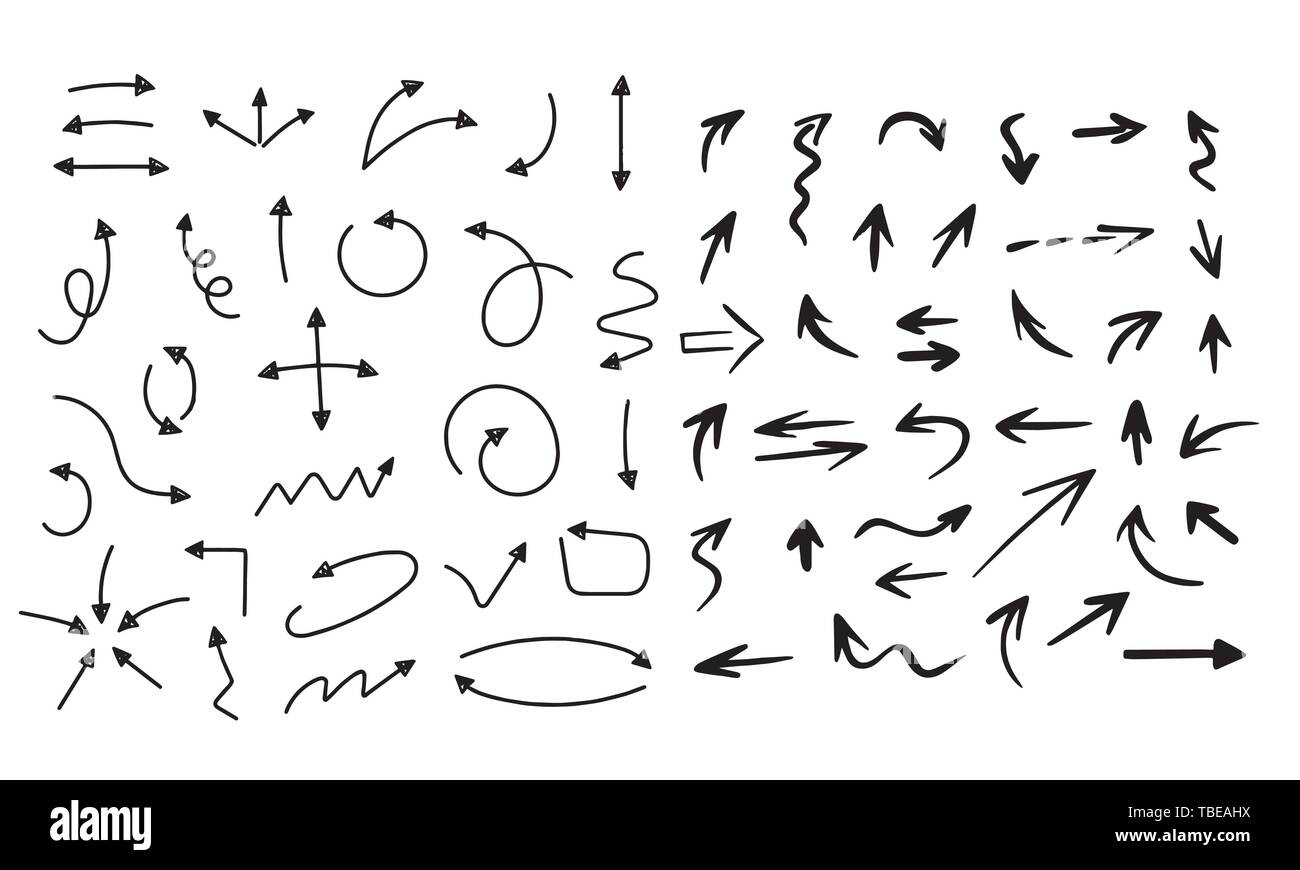 Arrows vector collection on a white background Stock Vector Image & Art ...