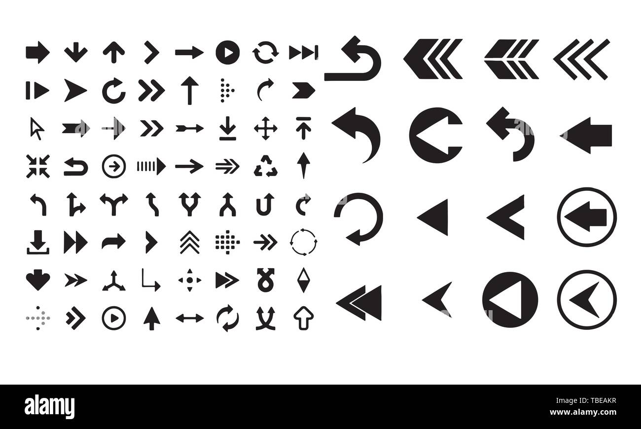 Arrows vector collection on a white background Stock Vector Image & Art ...