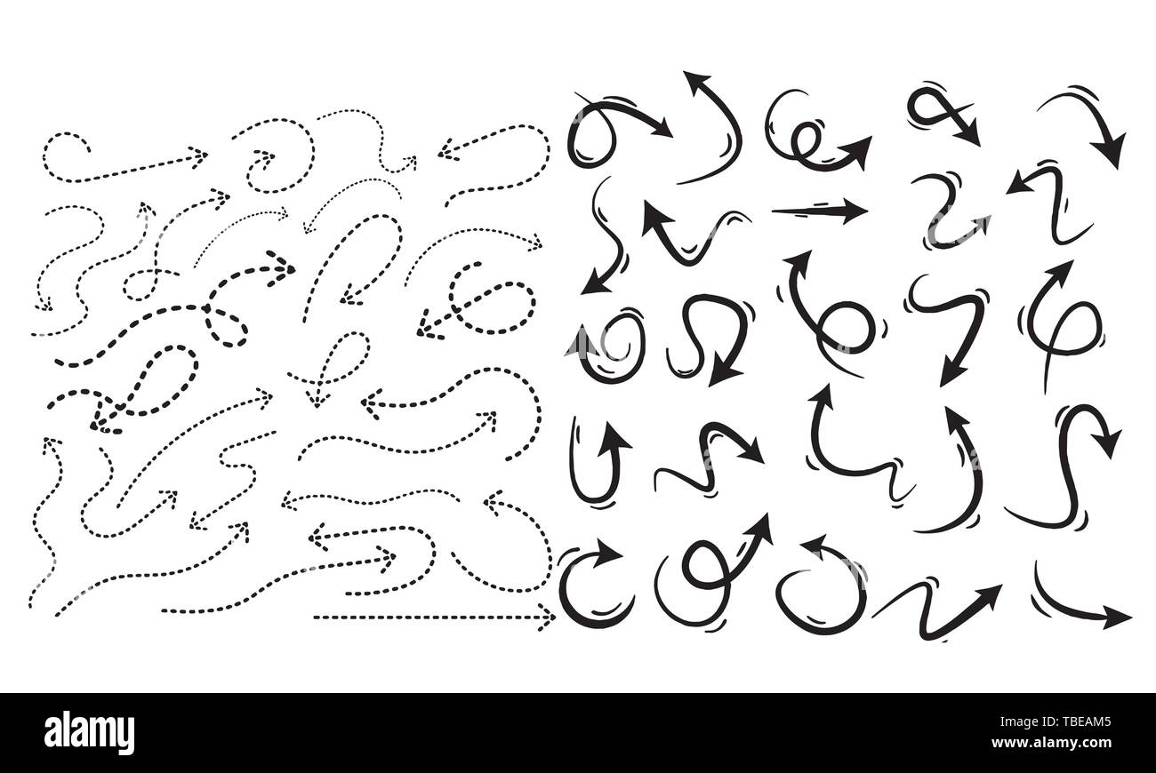 Arrows vector collection on a white background Stock Vector Image & Art ...