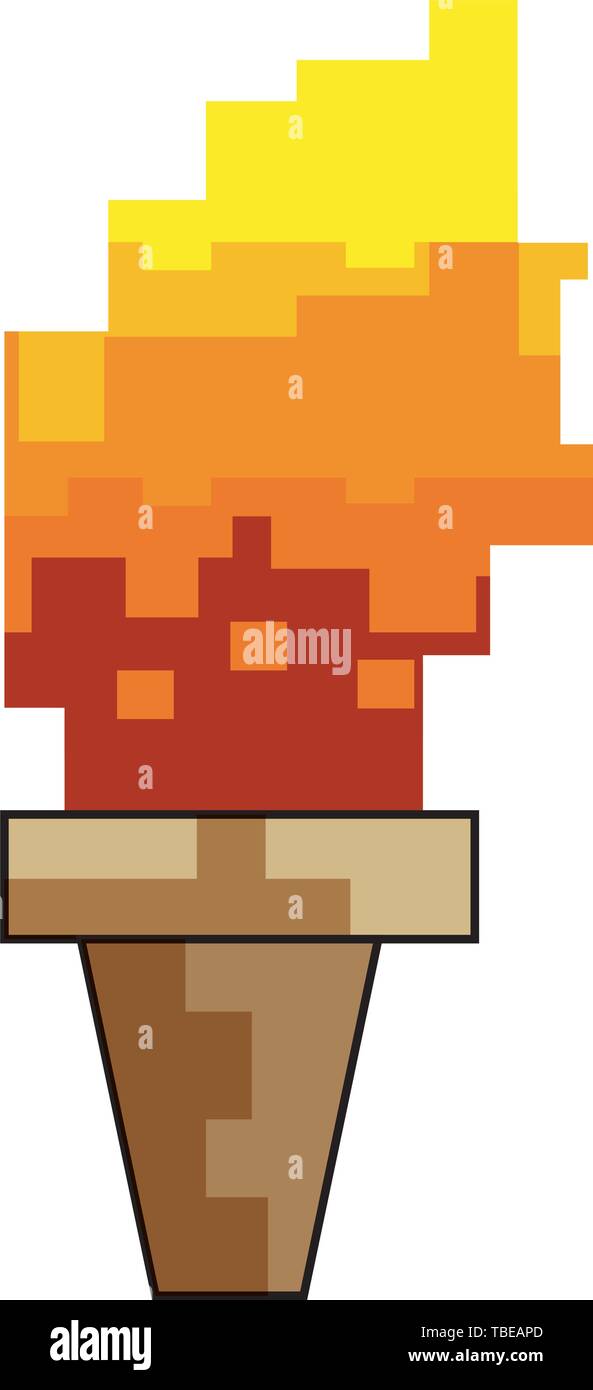 Flame design, Fire bonfire hot burn light flammable heat and campfire ...