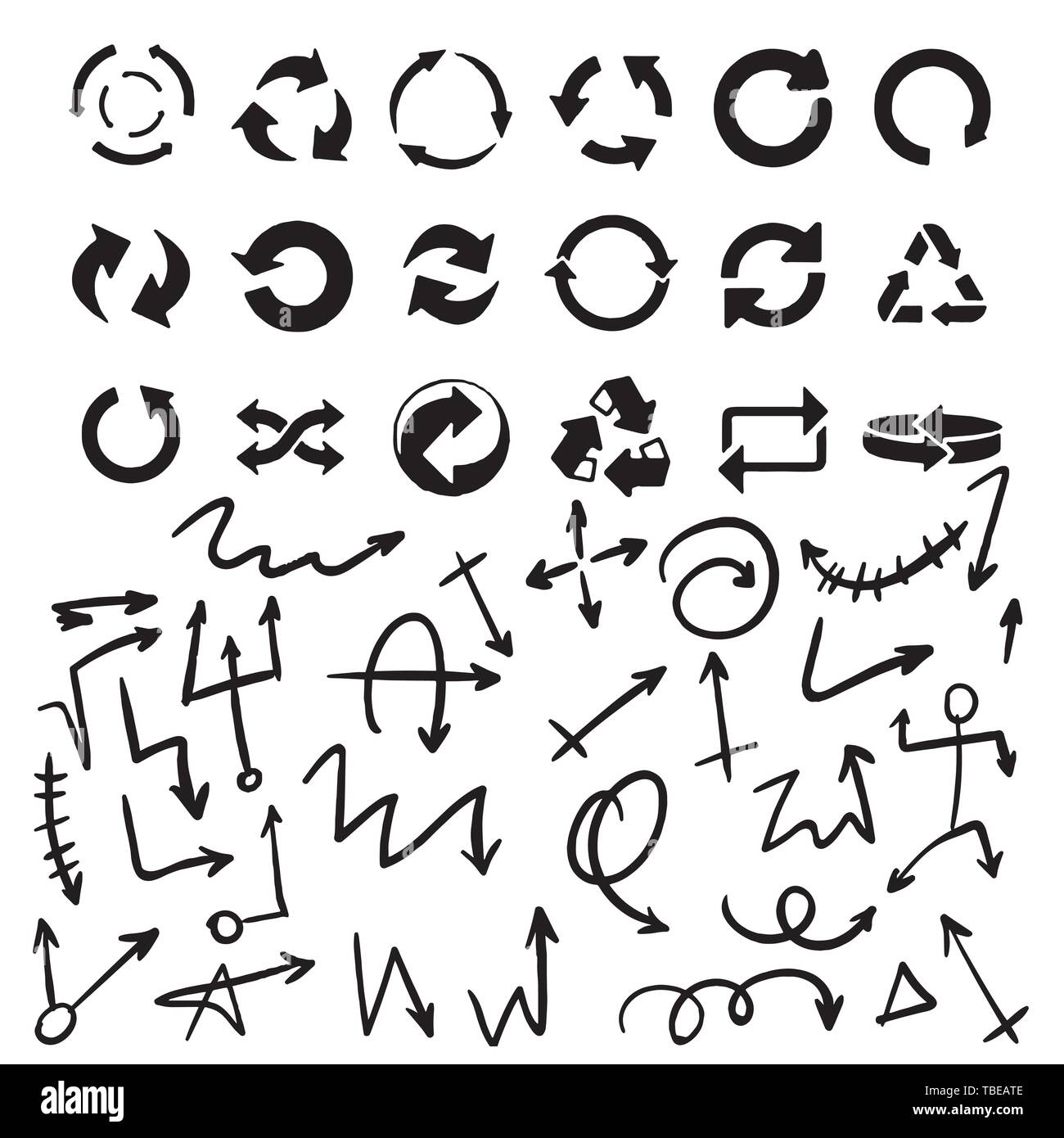 Arrows vector collection on a white background Stock Vector Image & Art ...