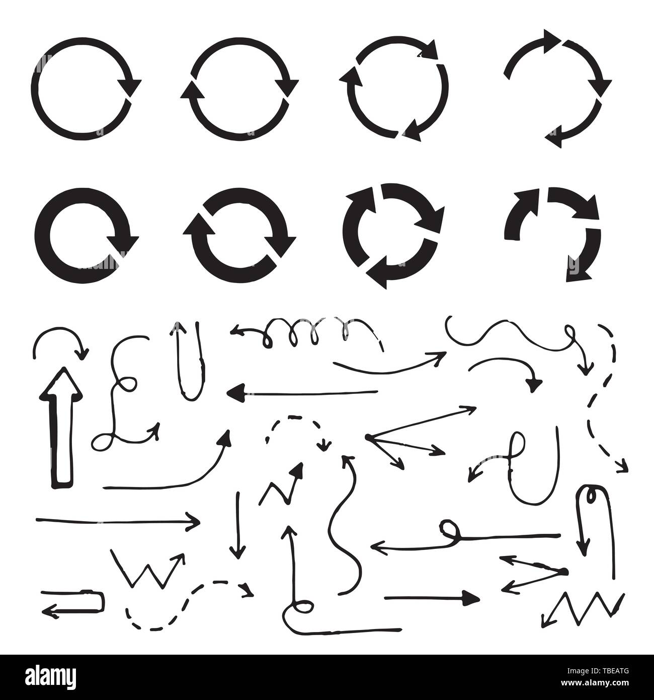 Arrows vector collection on a white background Stock Vector Image & Art ...